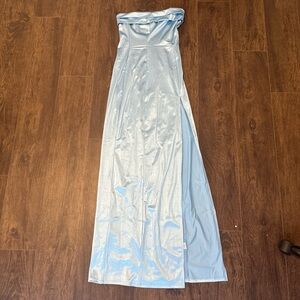 Brand new Light blue strapless maxi dress